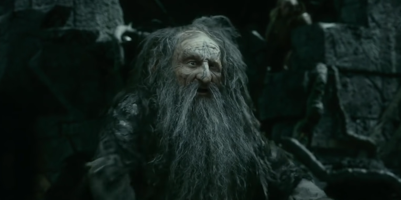 Thrain, father of Thorin, imprisoned in Dol Guldur from The Hobbit