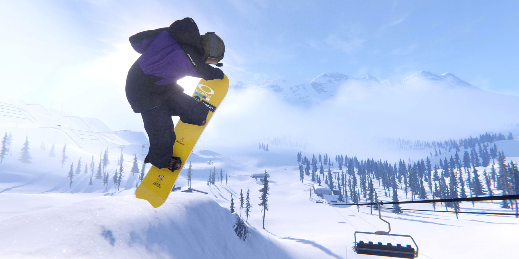 Shredders snowboard jump