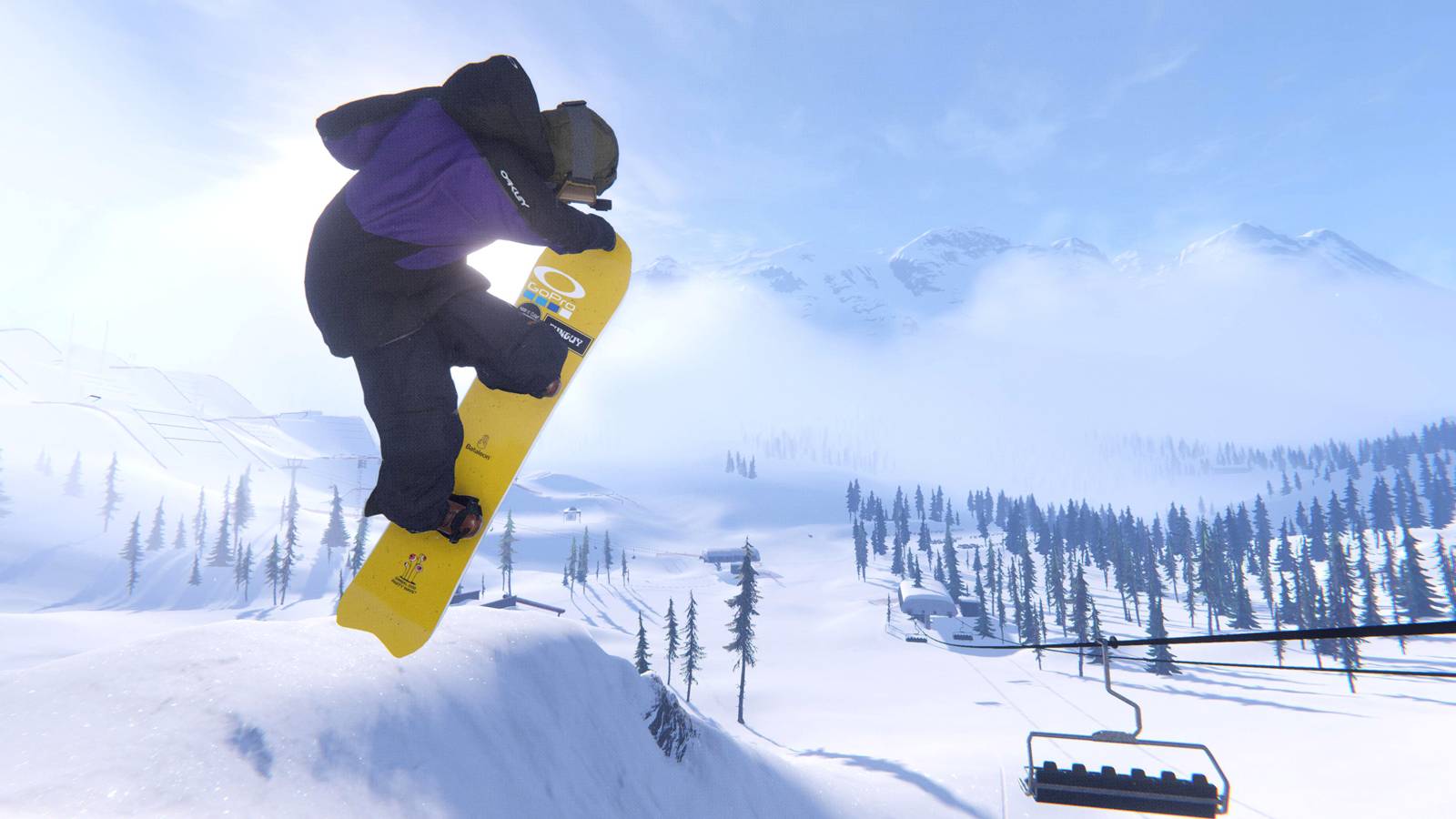 Shredders snowboard jump