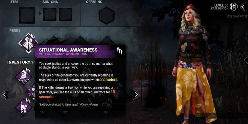 Situational Awareness DBD