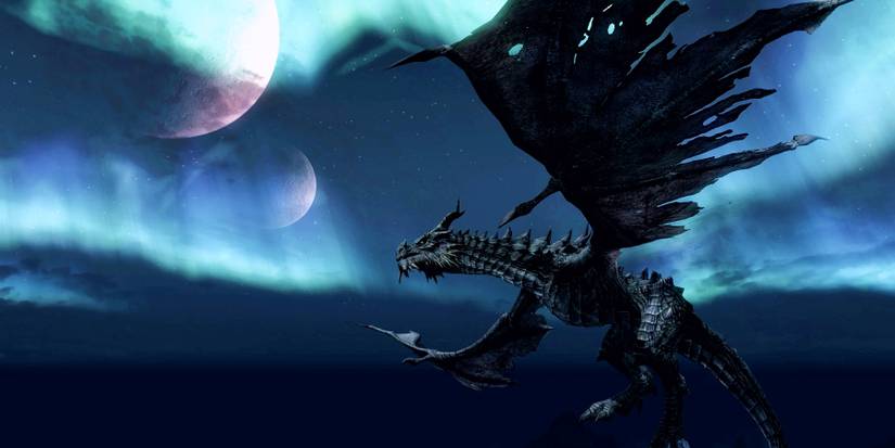 Skyrim Paarthurnax elder scrolls in flight