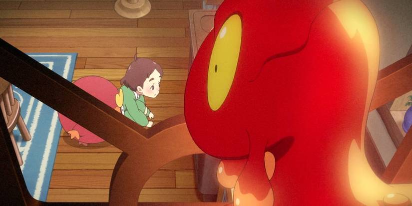 Poketoon: Slugma Watching The Little Girl Through The Home Heat Vents 