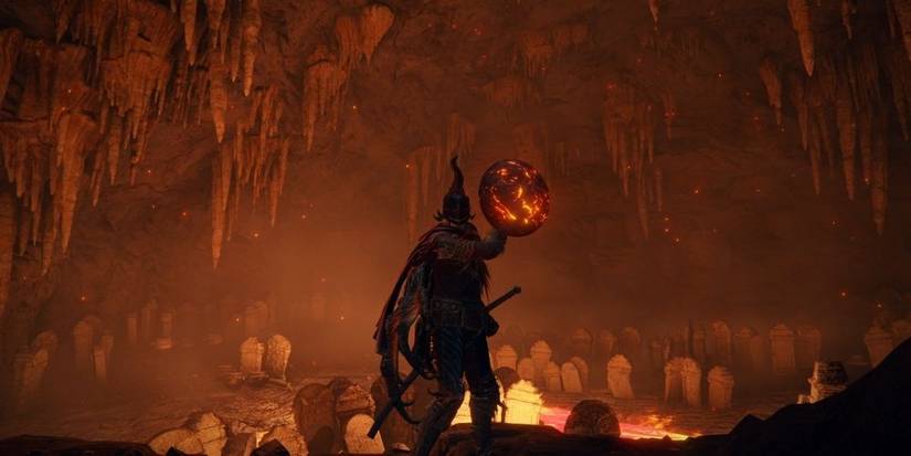 Tarnished Wielding the Smoldering Shield In Elden Ring