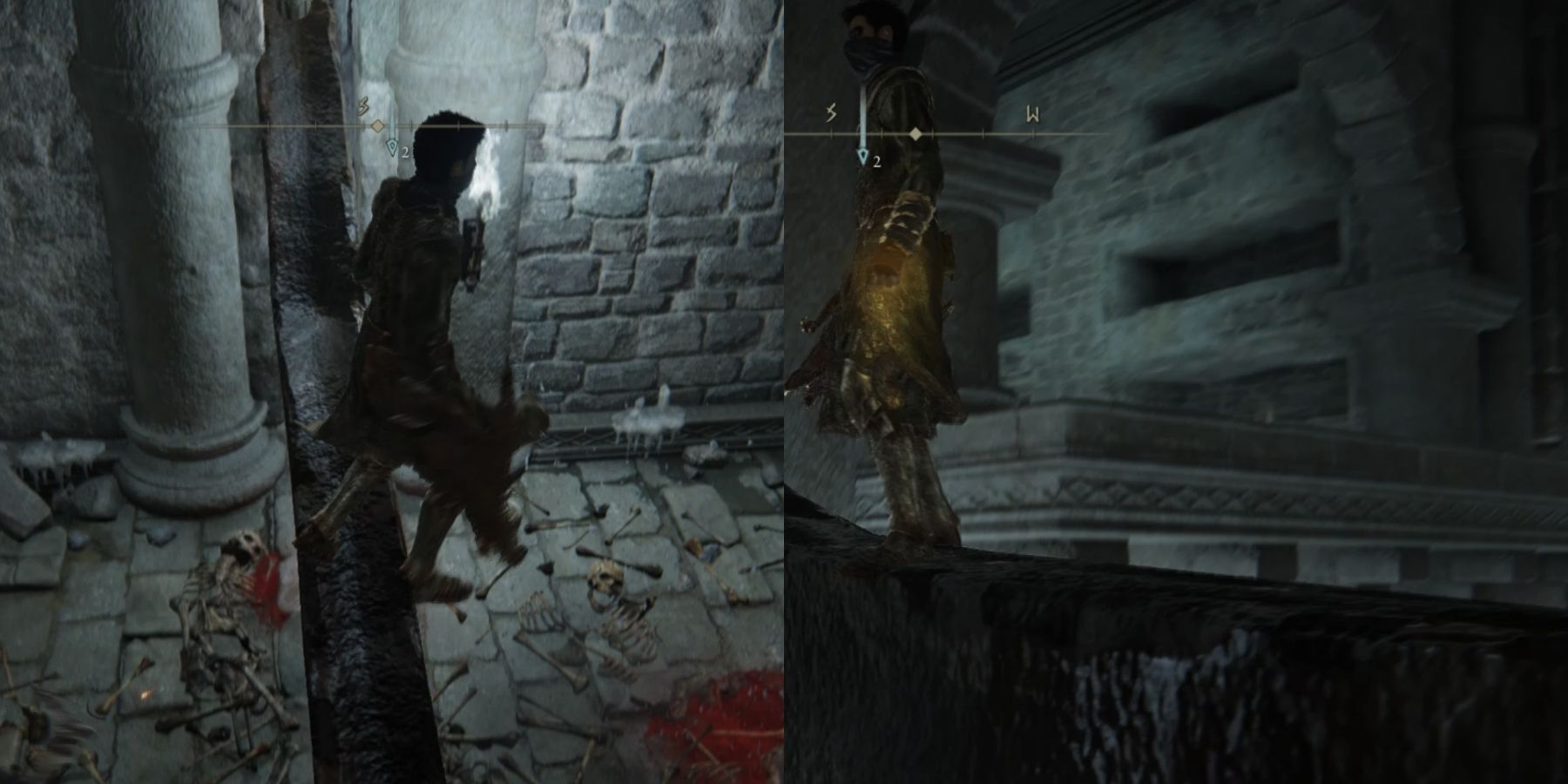 Solving the puzzle inside the black knife Catacombs in Elden Ring