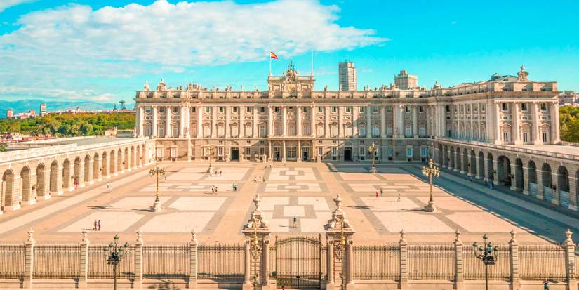 The Royal Palace in Madrid, Spain