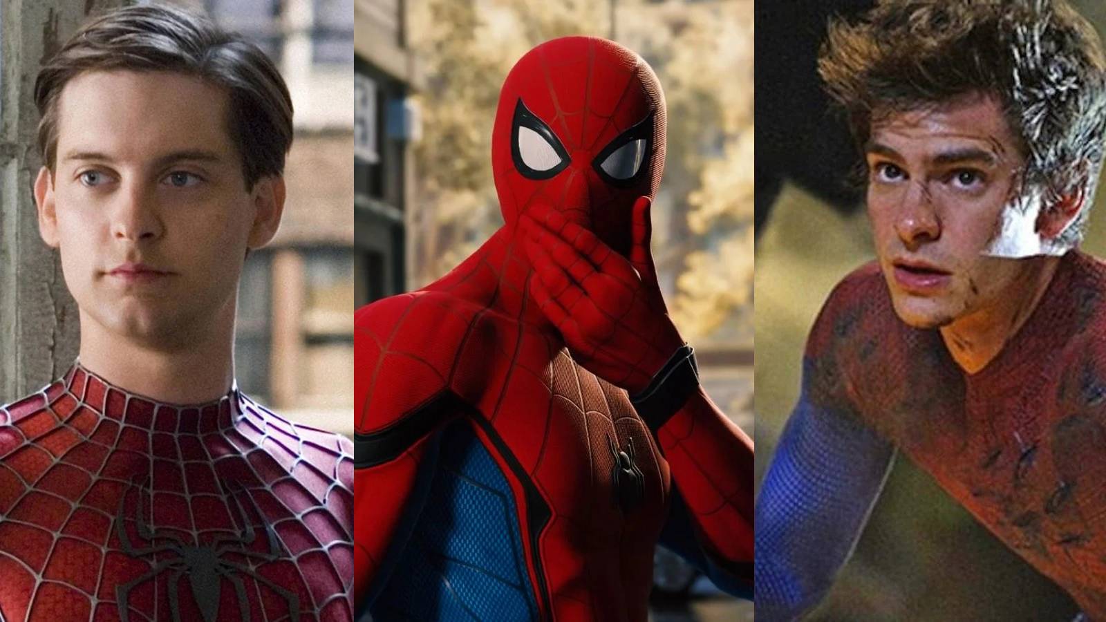 Spider-Man No Way Home Tom Holland Tobey Maguire Andrew Garfield Fake Butt