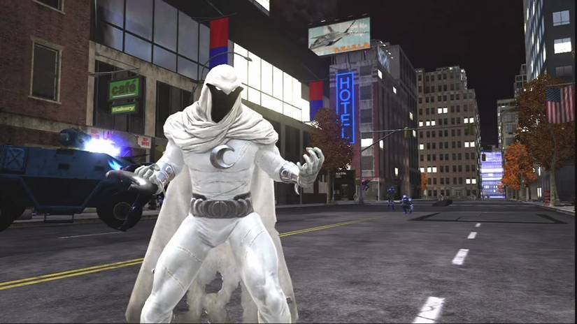 Spider-Man Web of Shadows Moon Knight