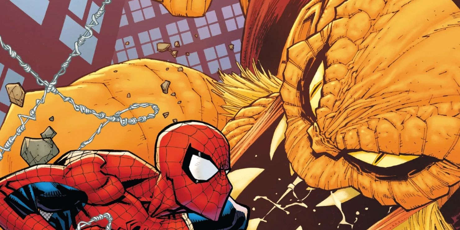 Spider-man fights Gog in Marvel comics