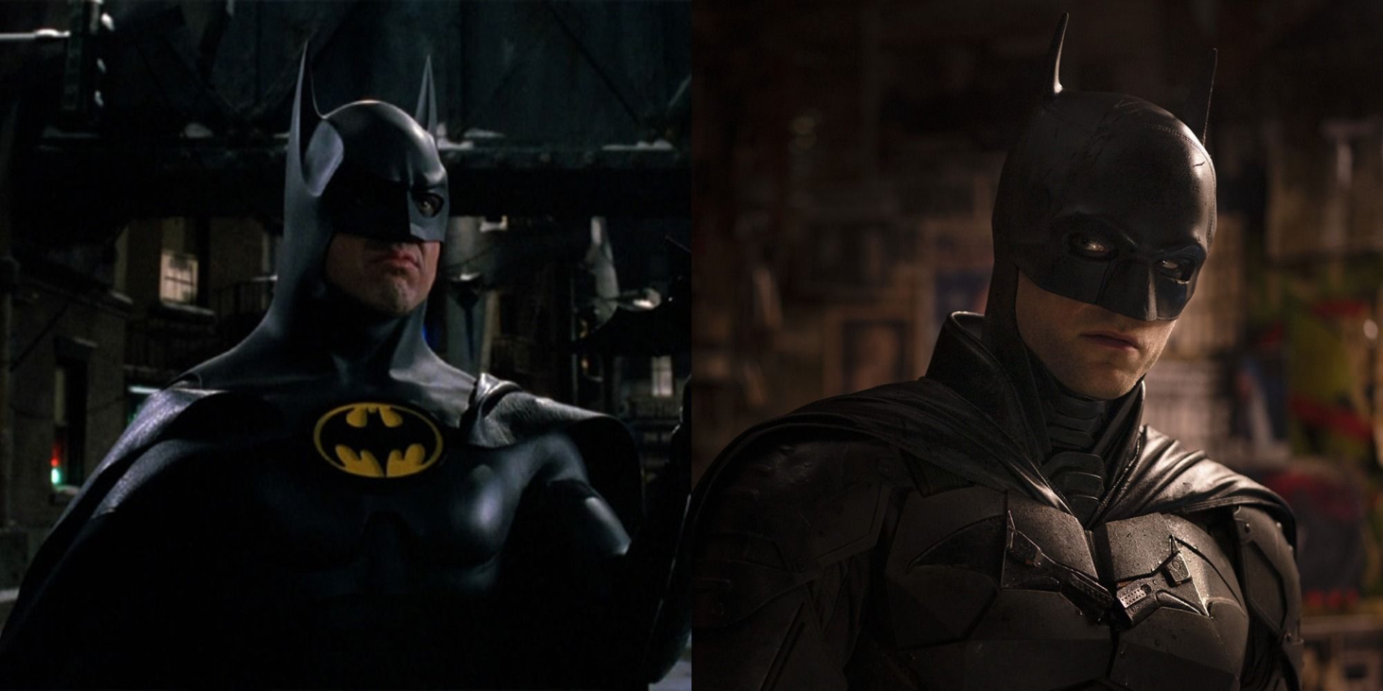 Split-image-of-Michael-Keatons-Batman-and-Robert-Pattinsons-Batman-1