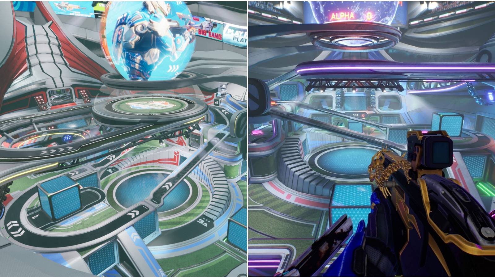 Splitgate stadium feature