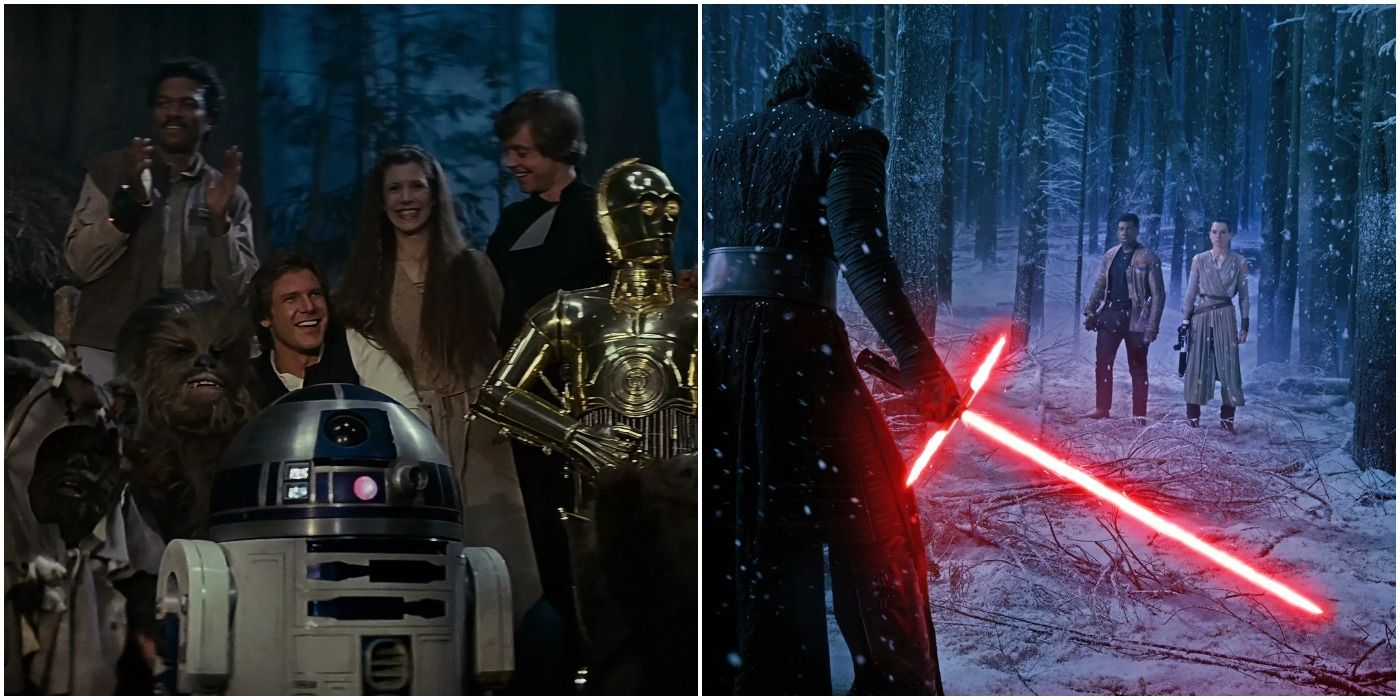 Star Wars: Return of the Jedi and The Force Awakens