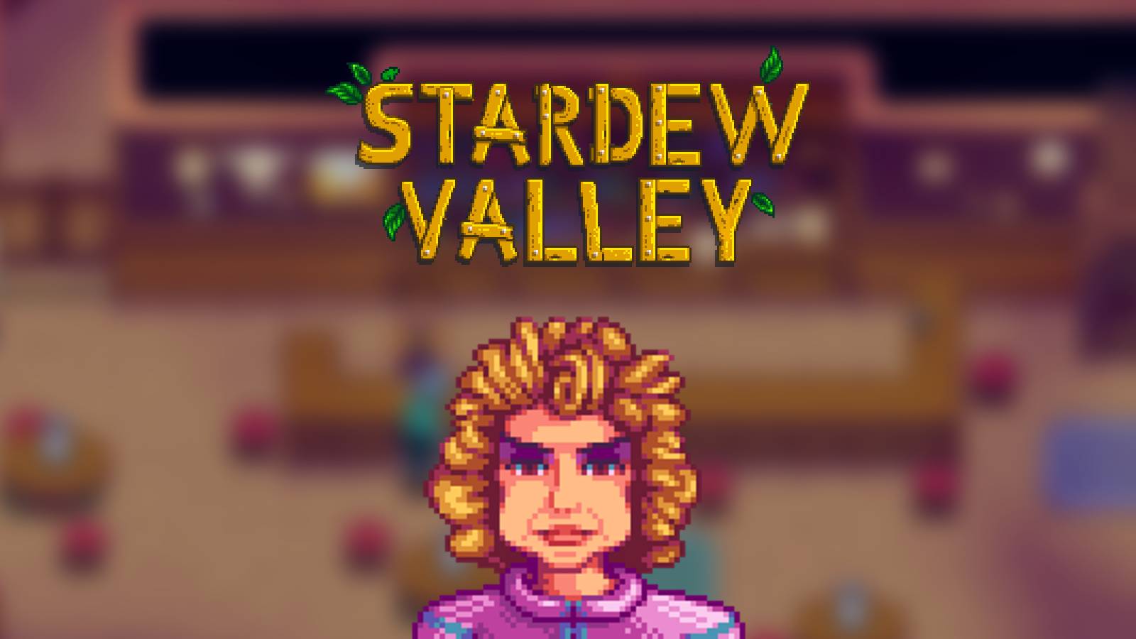Stardew Valley Pam Icon Title Logo