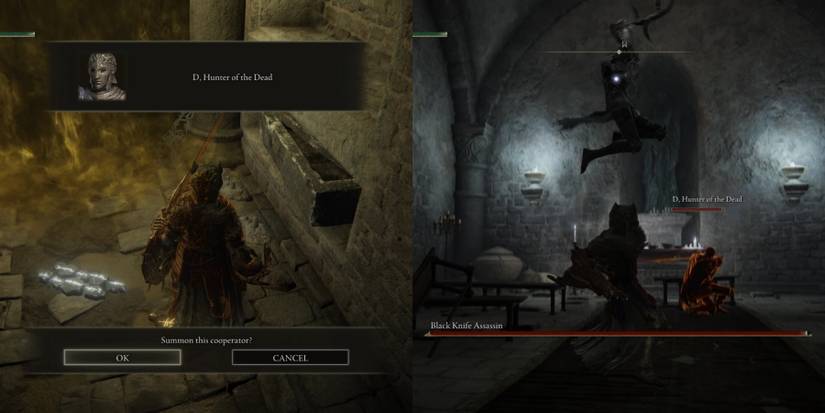 Summoning d hunter of the dead in Elden Ring