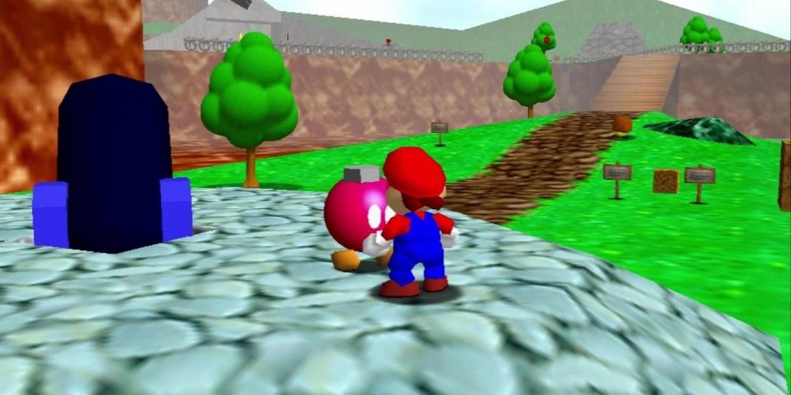 Боб-омб Поле битвы в Super Mario 64