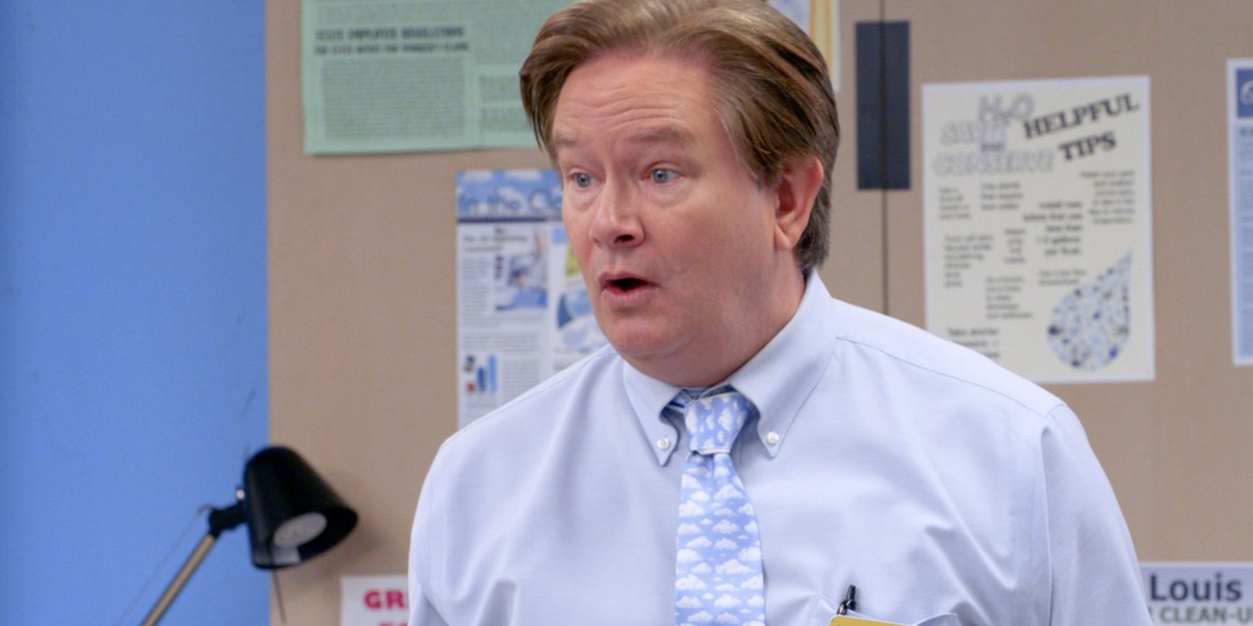 Glen (Mark McKinney) looking surprised on Superstore