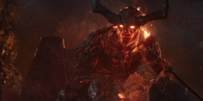 Surtur in Muspelheim from Thor Ragnarok