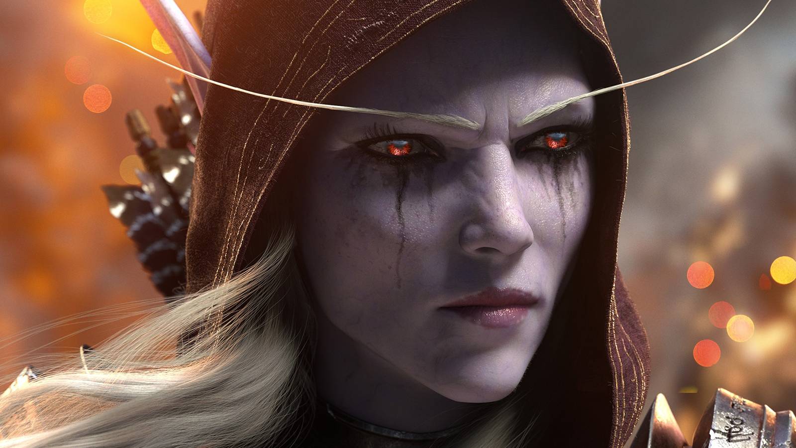 Sylvanas Windrunner face close up