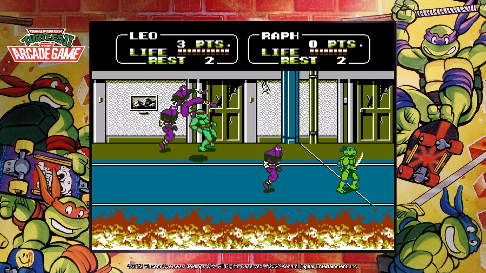 TMNT Cowabunga Collection Arcade Game