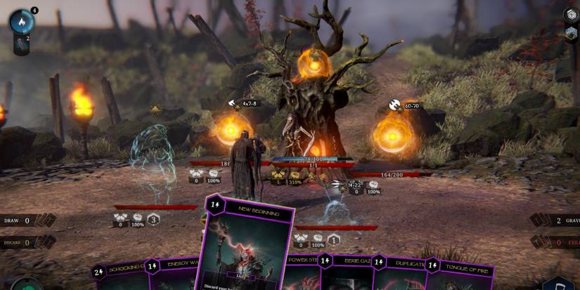 Tainted Grail - Playing a card