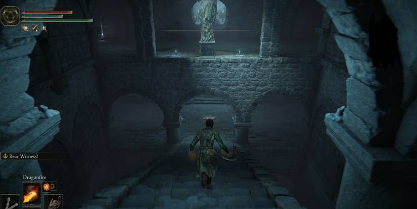 Taking down the stairs in Elden Ring