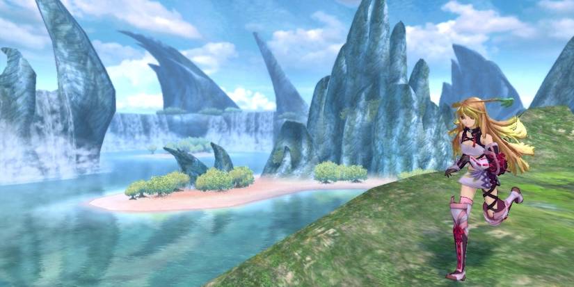 Milla exploring the world in Tales of Xillia