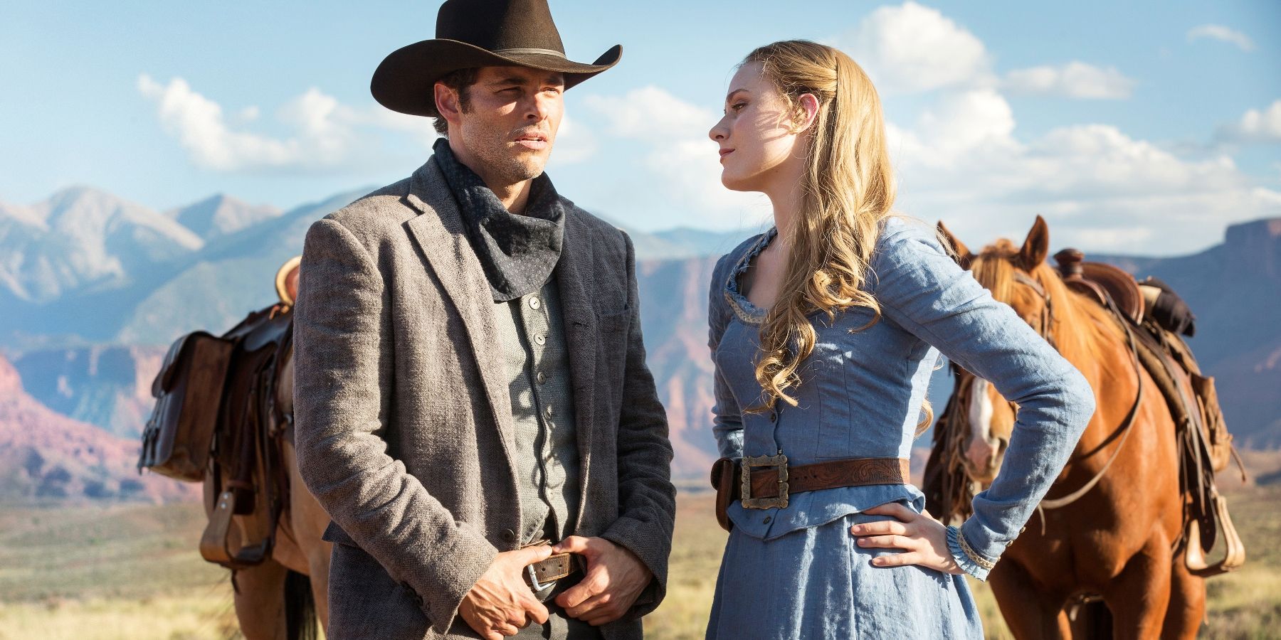 Teddy and Dolores Westworld