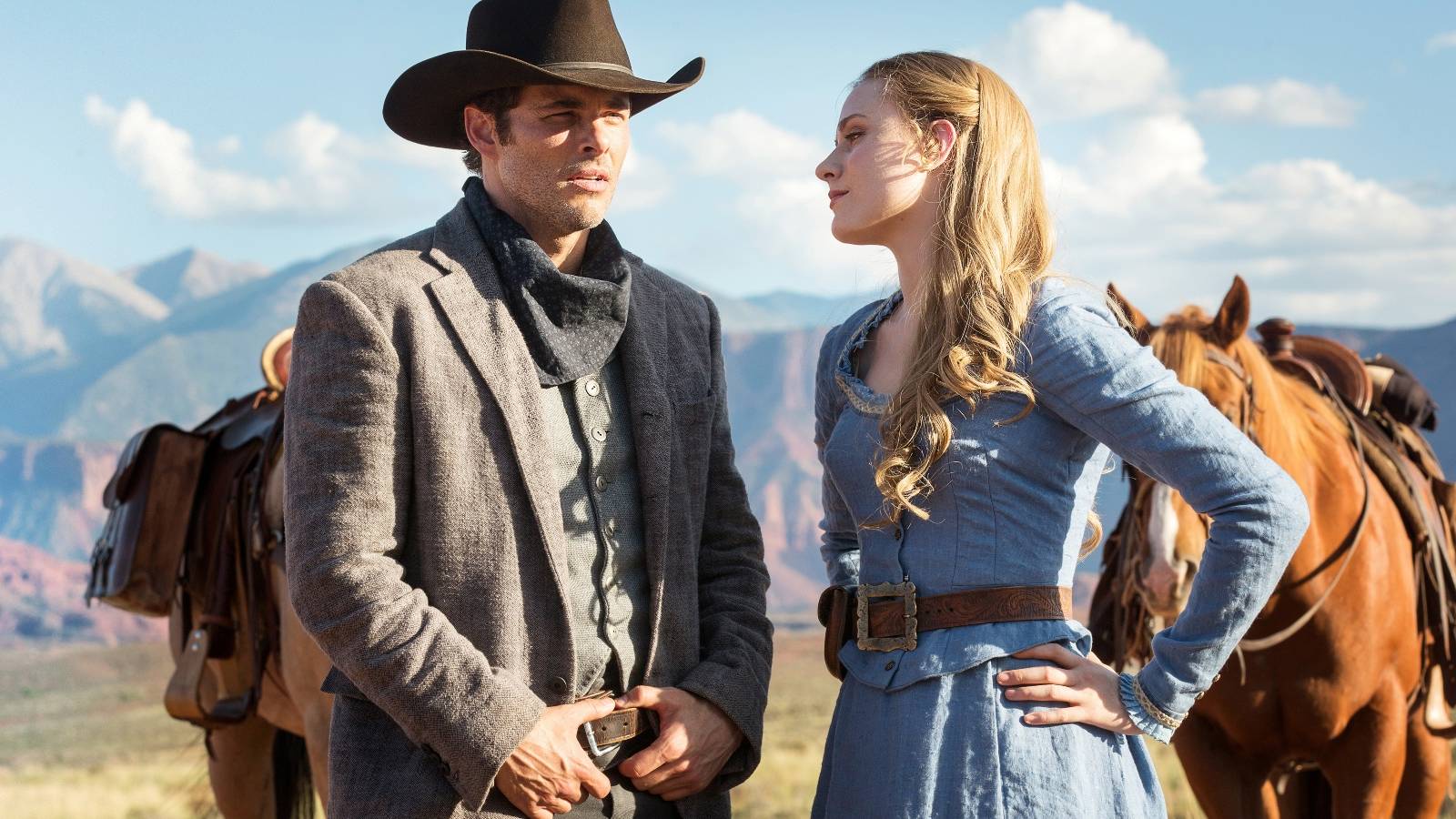 Teddy and Dolores Westworld