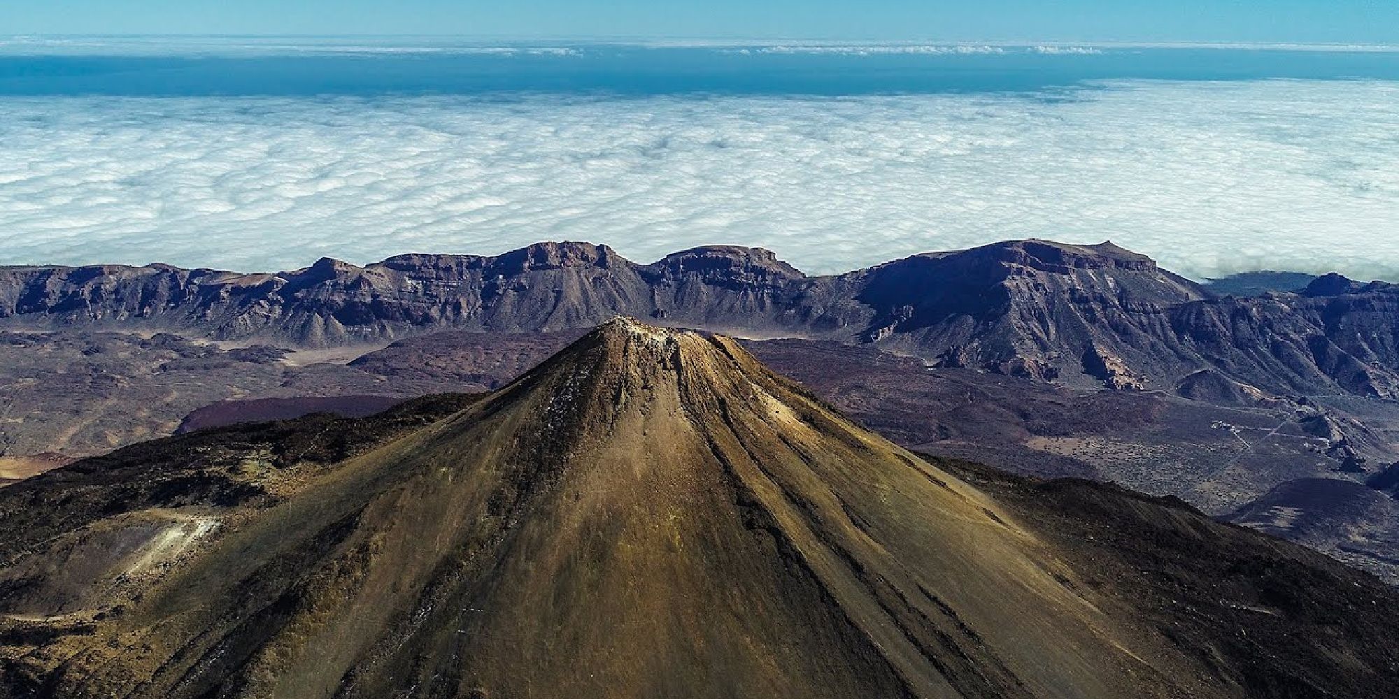 Вулкан горы Тейде на Тенерифе на Канарских островах, Испания
