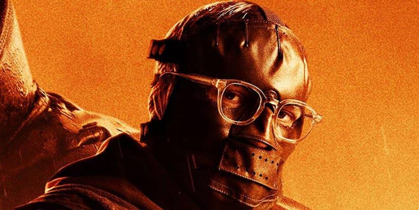 The Batman Paul Dano As The Riddler in plastic costume In Batman (2022)