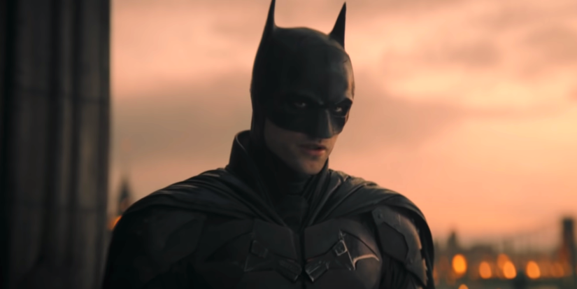 Robert Pattinson as The Batman at dawn