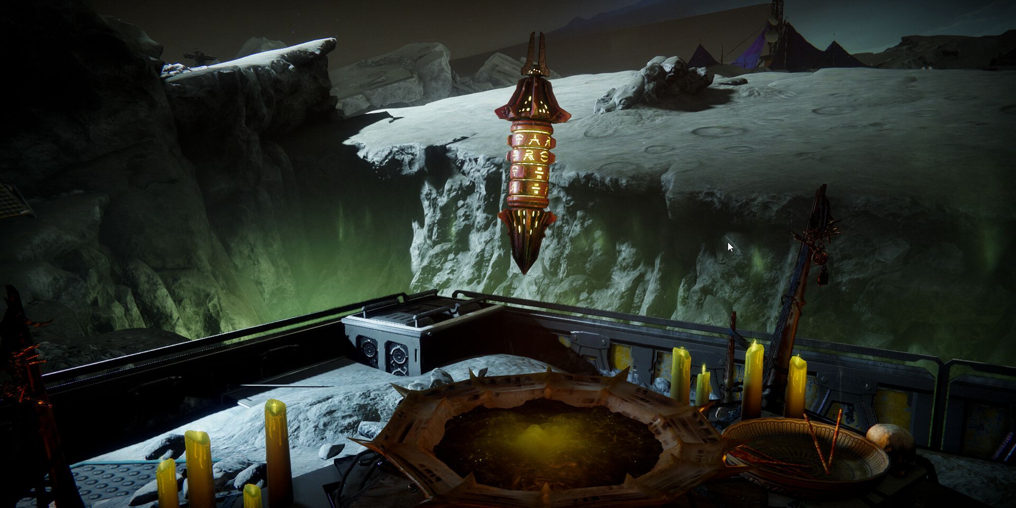 Destiny series The Cryptoglyph in the social area on the Moon