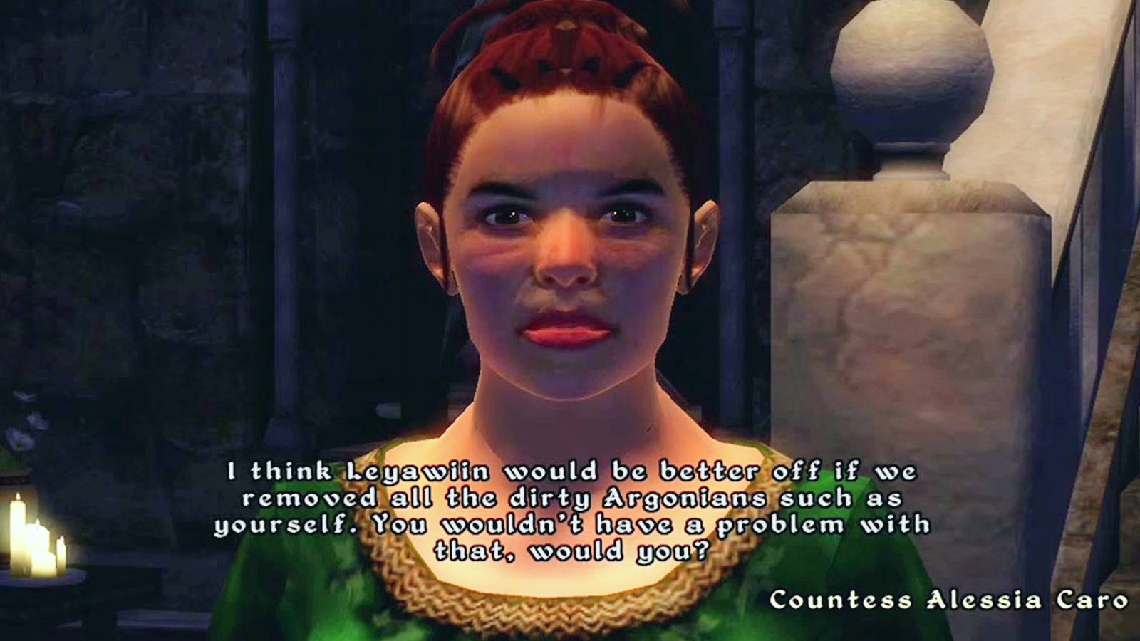 Alessia Caro dialogue in The Elder Scrolls 4 Oblivion