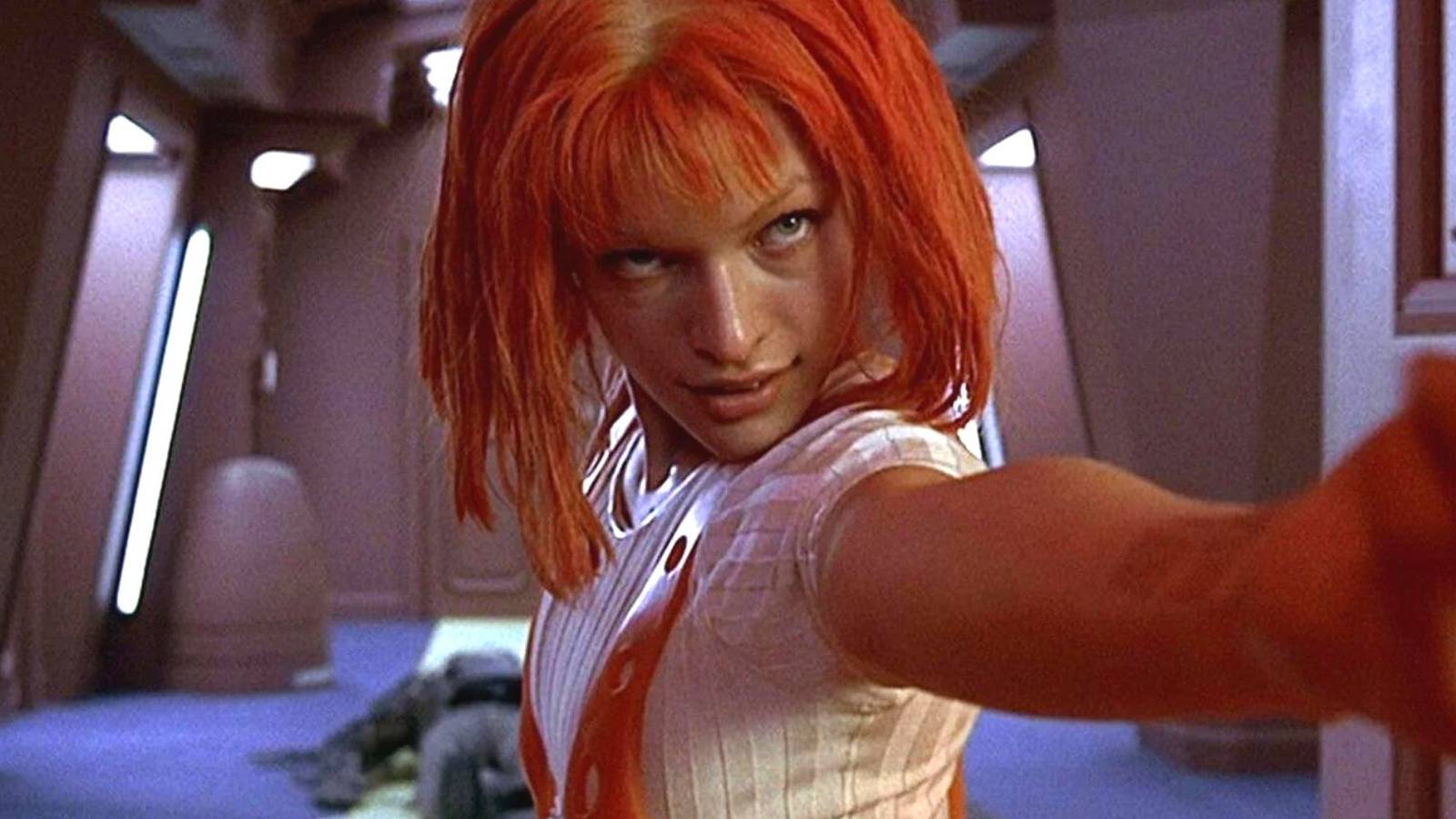 The Fifth Element LeeLoo Reaches Her Arm Outwards