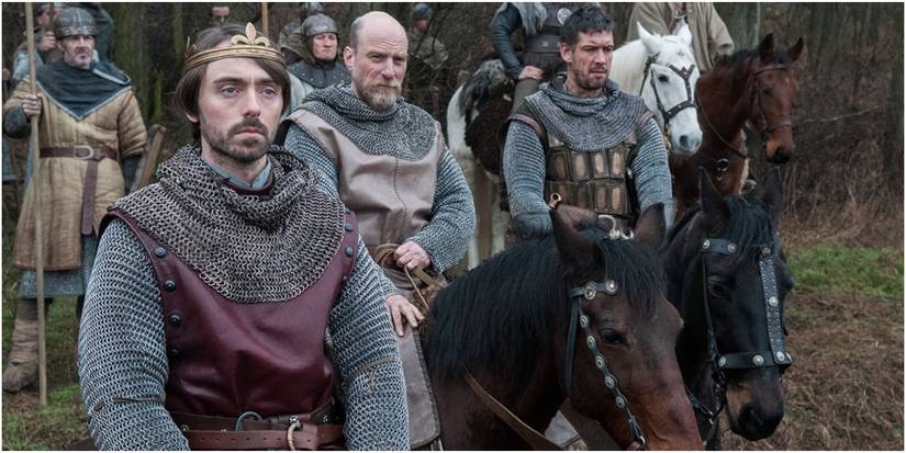 The Last Kingdom King Alfred With his Men on Horses
