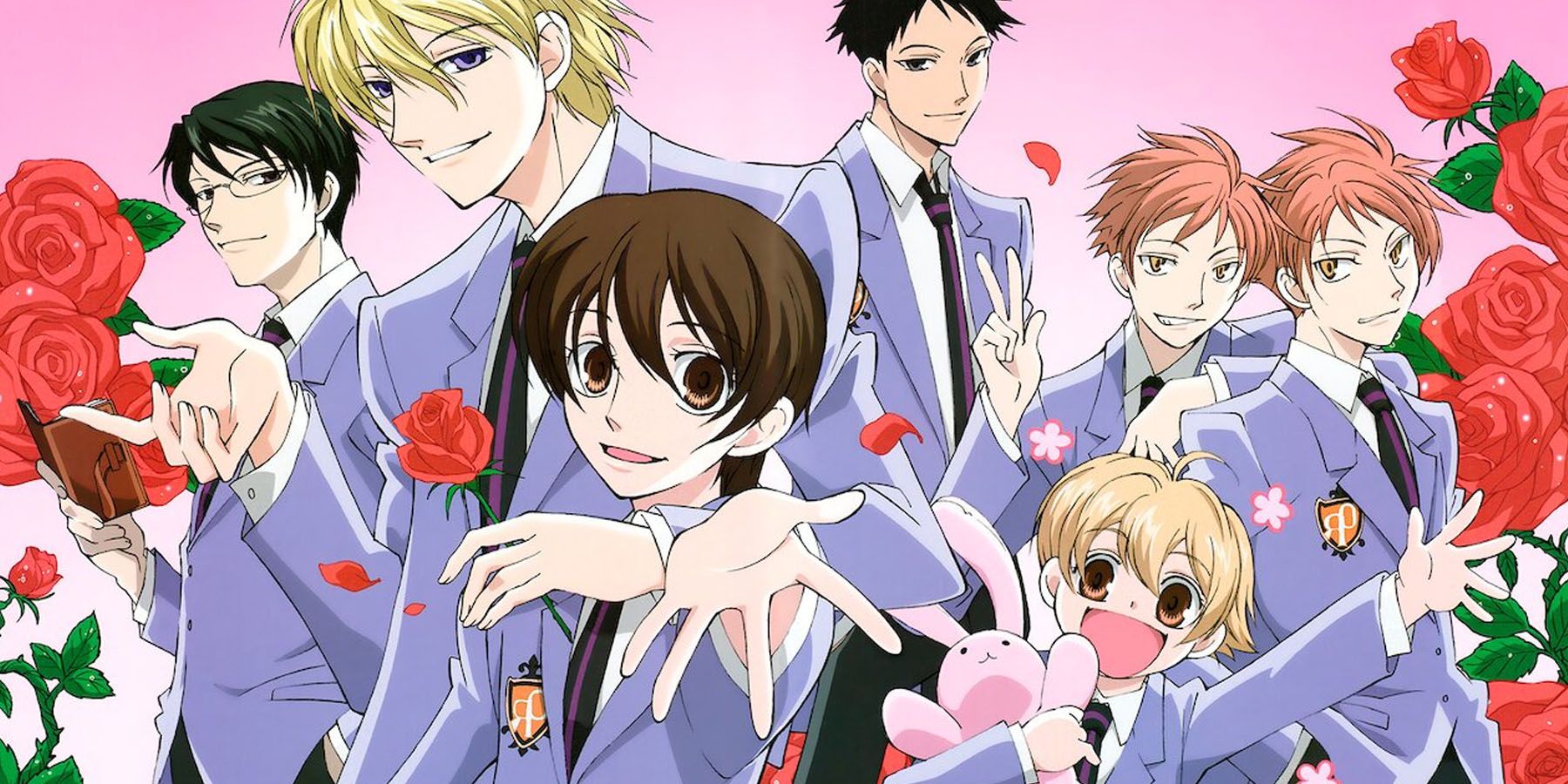 The Main Cast of Ouran High School Host Club