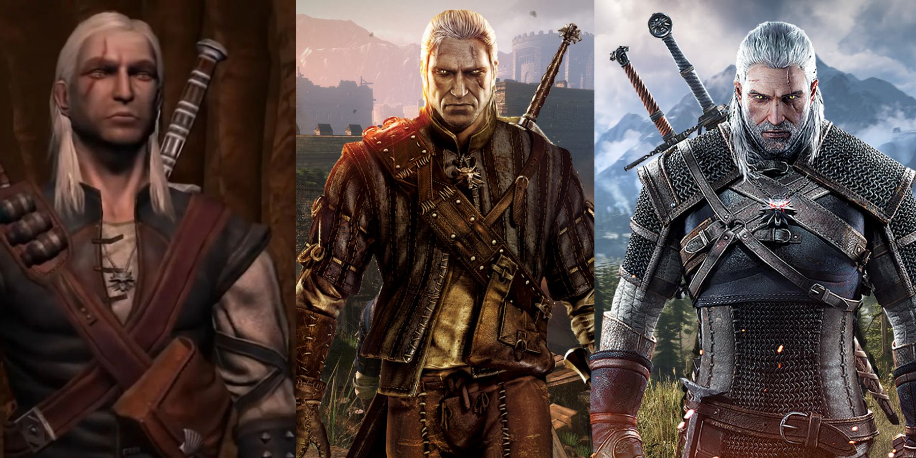 Witcher Series Geralt Protagonist Models