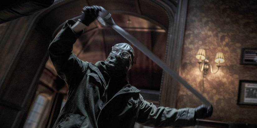 The Riddler with tape