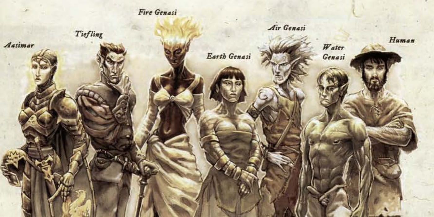 The Tiefling as they appeared in 3rd Edition Forgotten Realms