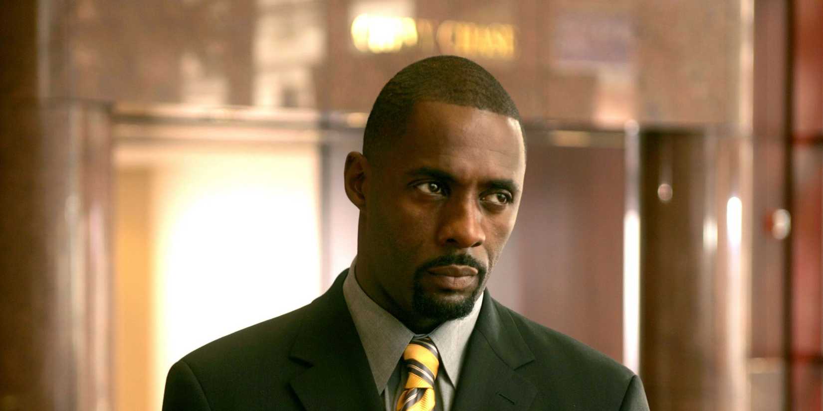 Stringer Bell from The Wire in a sharp suit