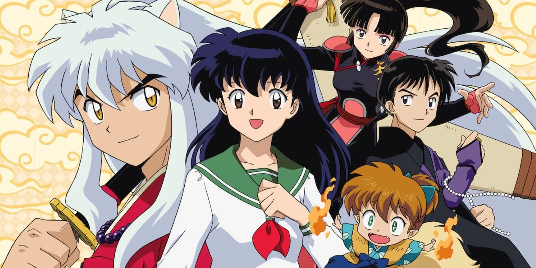 The main cast of Inu Yasha