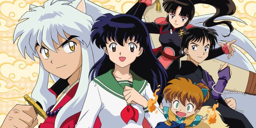 The main cast of Inu Yasha