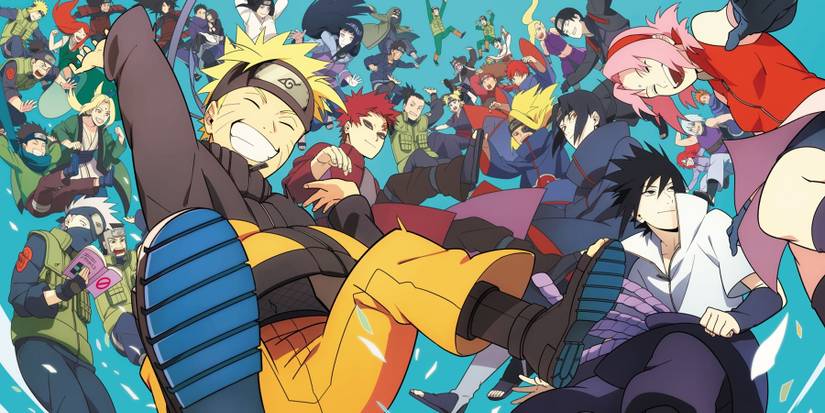 The main cast of Naruto