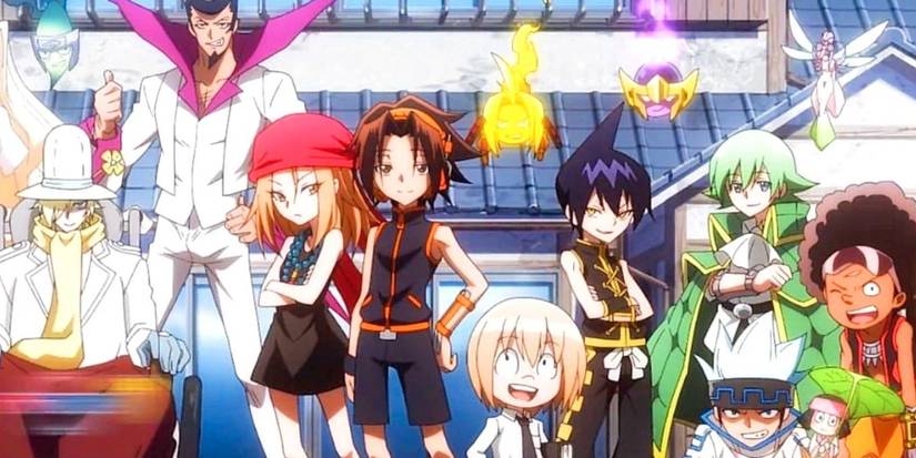 The main cast of Shaman King