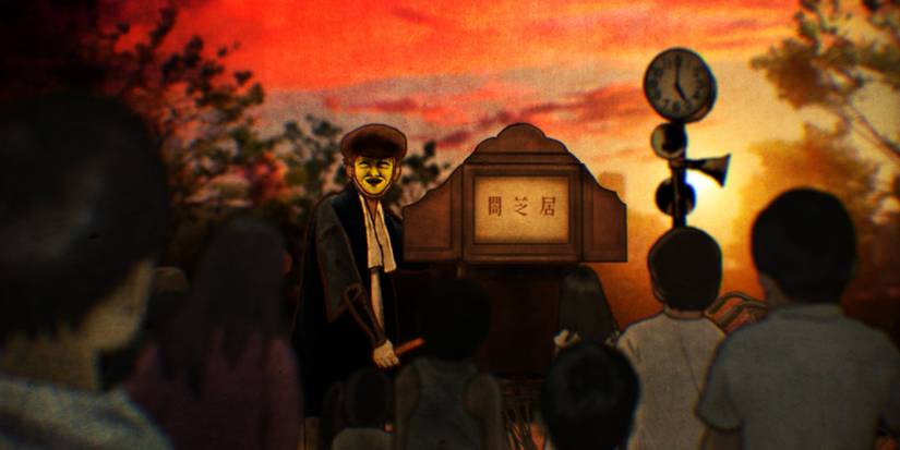 The narrator of Yamishibai