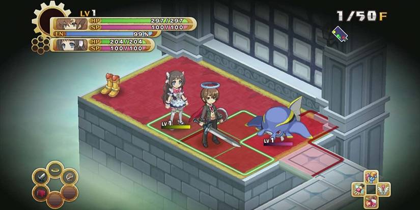 A randomly generated dungeon in The Guided Fate Paradox