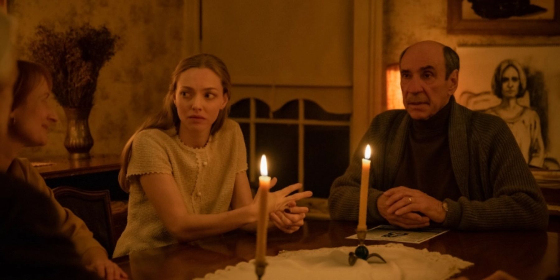 Catherine (Amanda Seyfried) and Floyd (F. Murray Abraham) in Things Heard And Seen