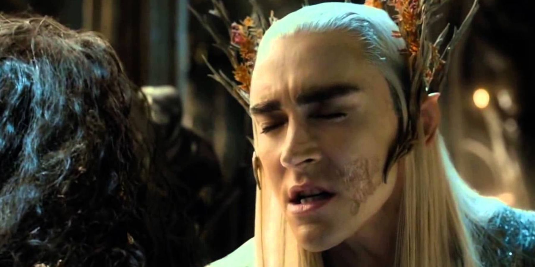 O Hobbit: O que é a cicatriz no rosto de Thranduil e como ele é capaz de escondê-la? 1