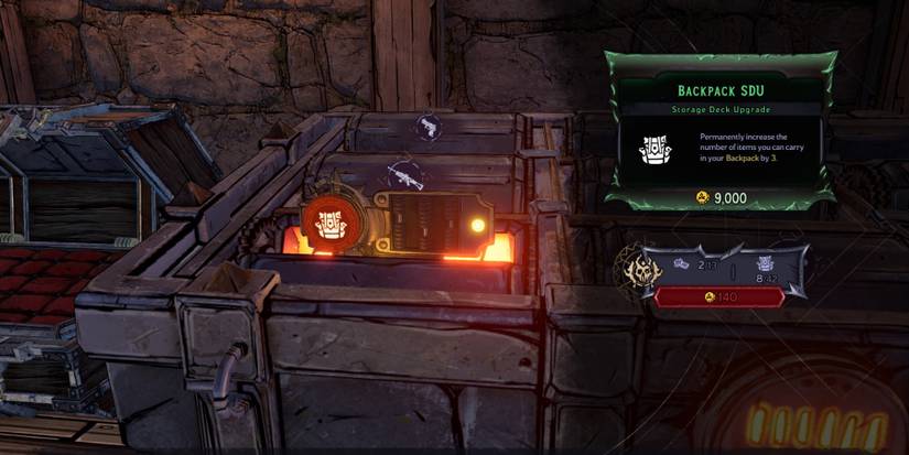 Tiny Tina's Wonderland Backpack upgrade