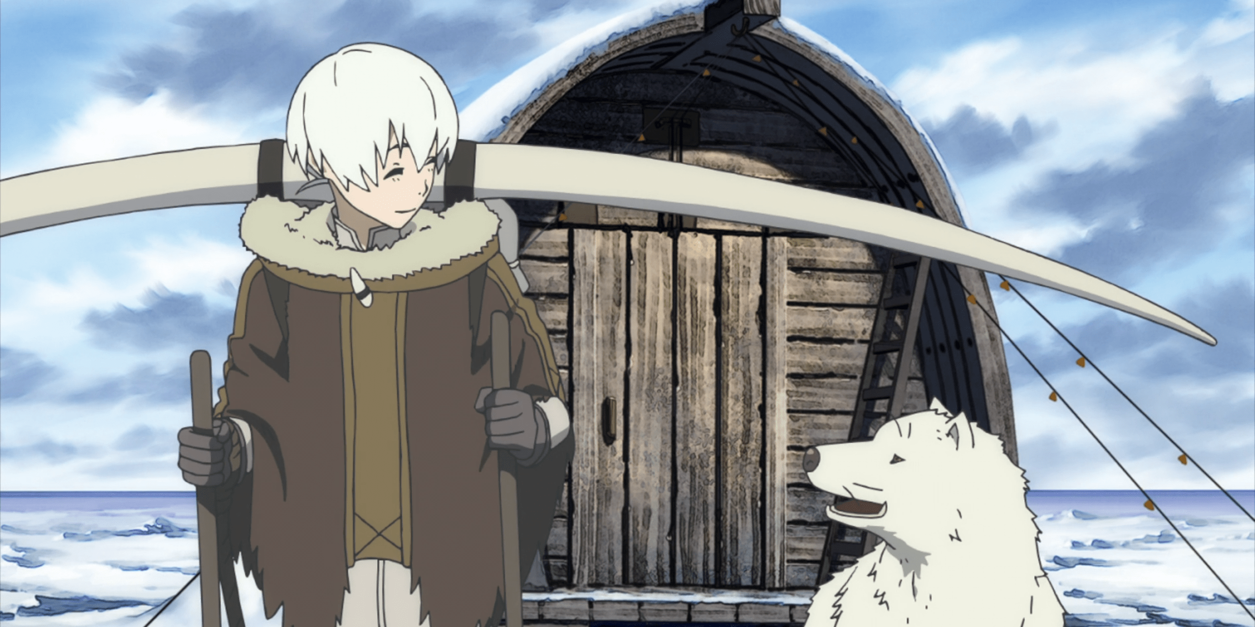 Fushi and the white wolf