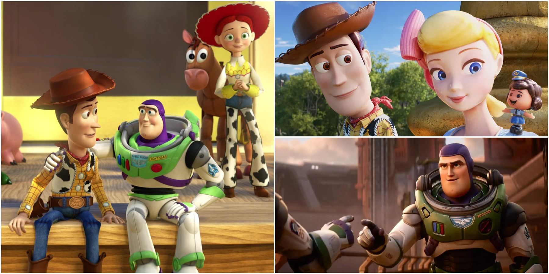 Toy Story 3, Toy Story 4, and Lightyear